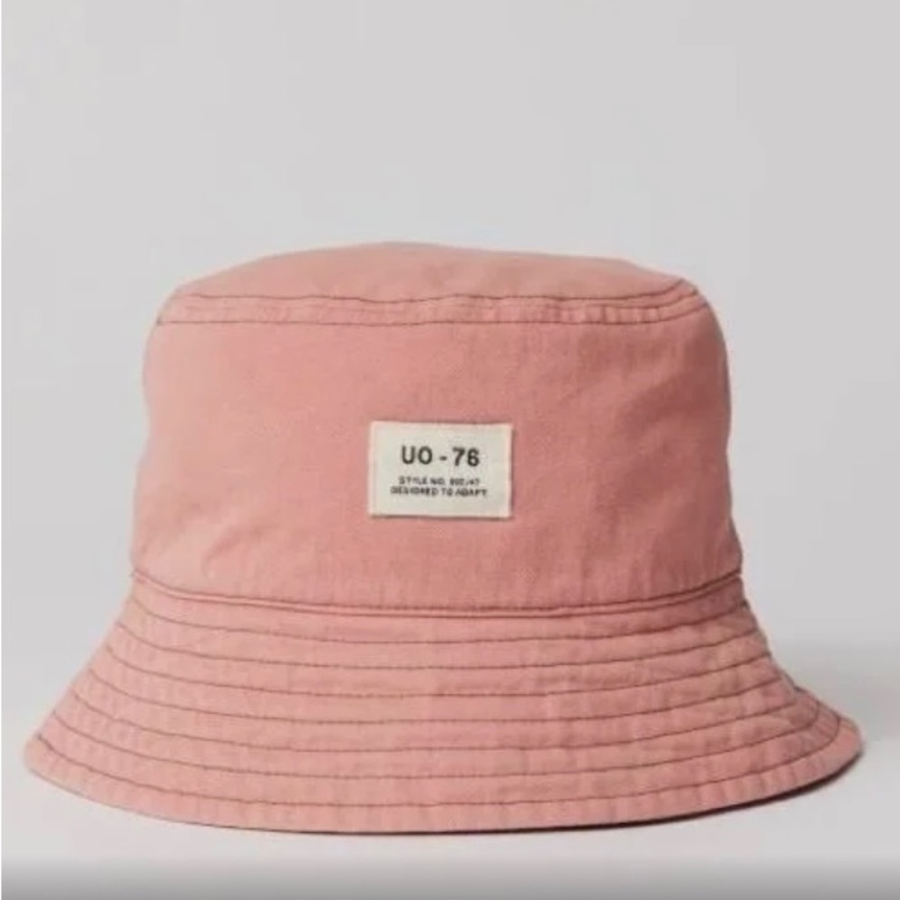 NWOT Urban Outfitters Pink bucket hat from UO–76 one size